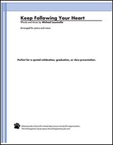 Keep Following Your Heart Unison/Two-Part choral sheet music cover